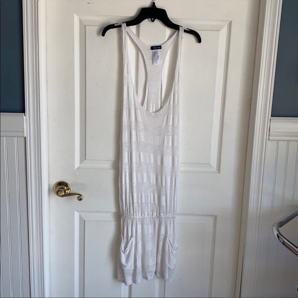 Splendid Sunday Afternoon Shadow Stripe Swim Cover Up, XS, NWOT